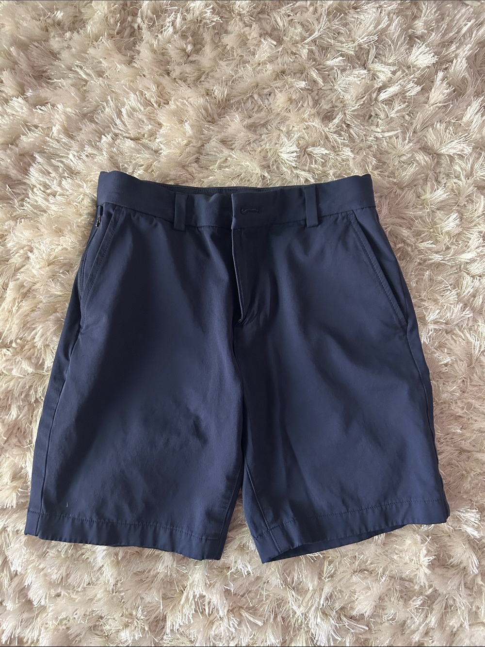 Boys Navy Vineyard Vine on the go Performance Shorts